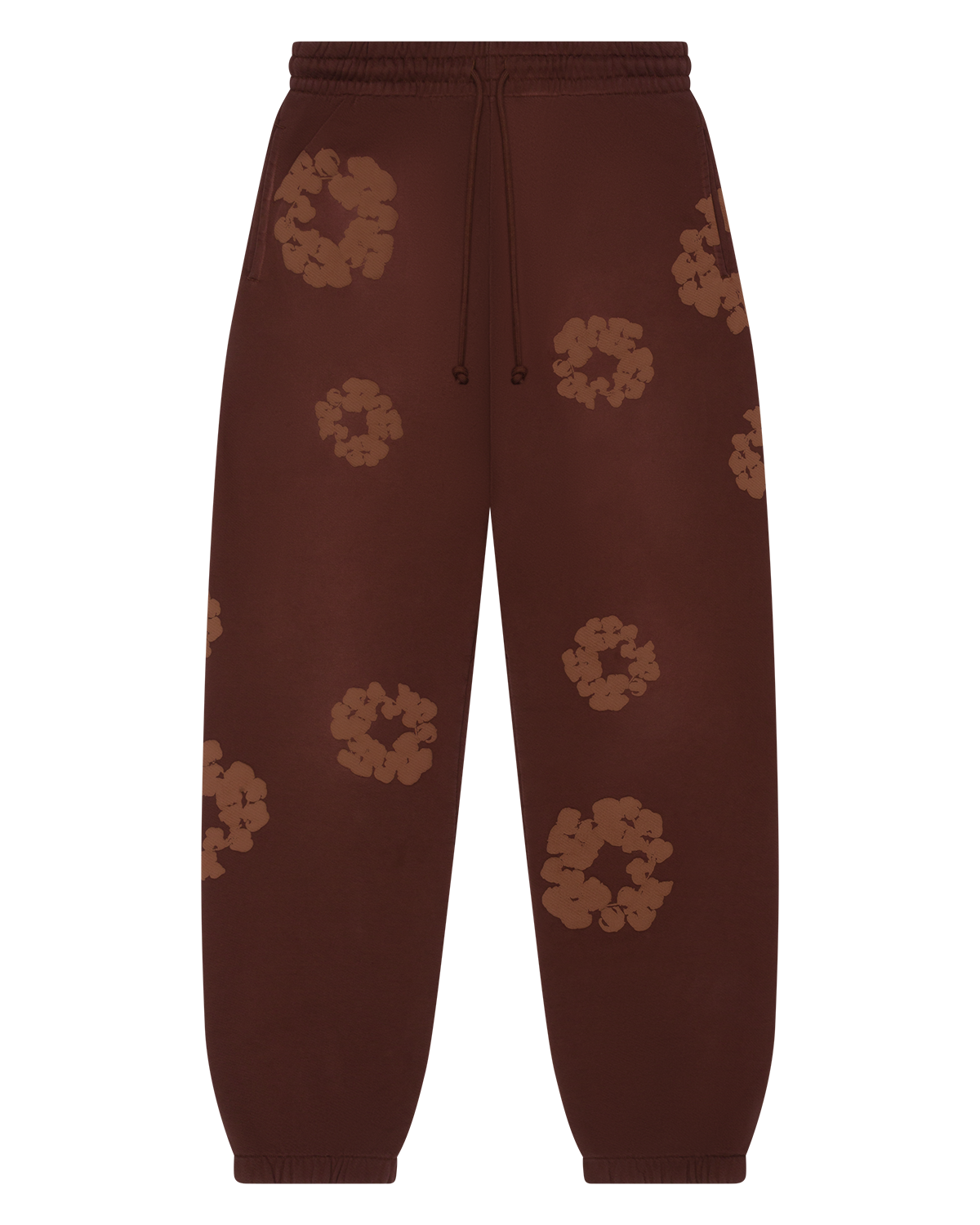 Denim Tears Mono Cotton Wreath Sweatpants Brown