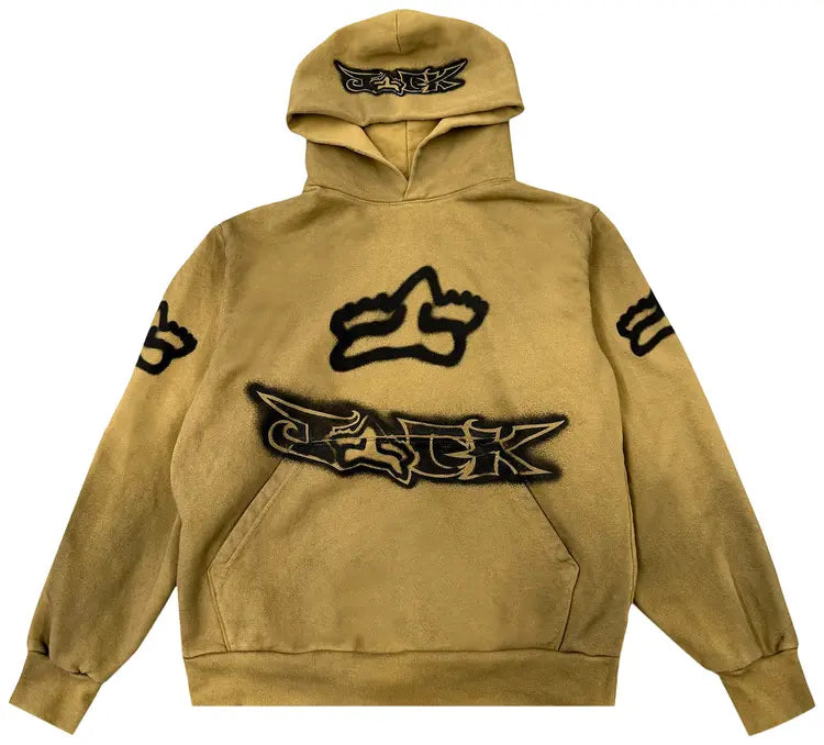 Cactus Jack x Fox Racing Hoodie II Tan