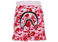 Bape ABC Camo Shark Sweatshorts Pink