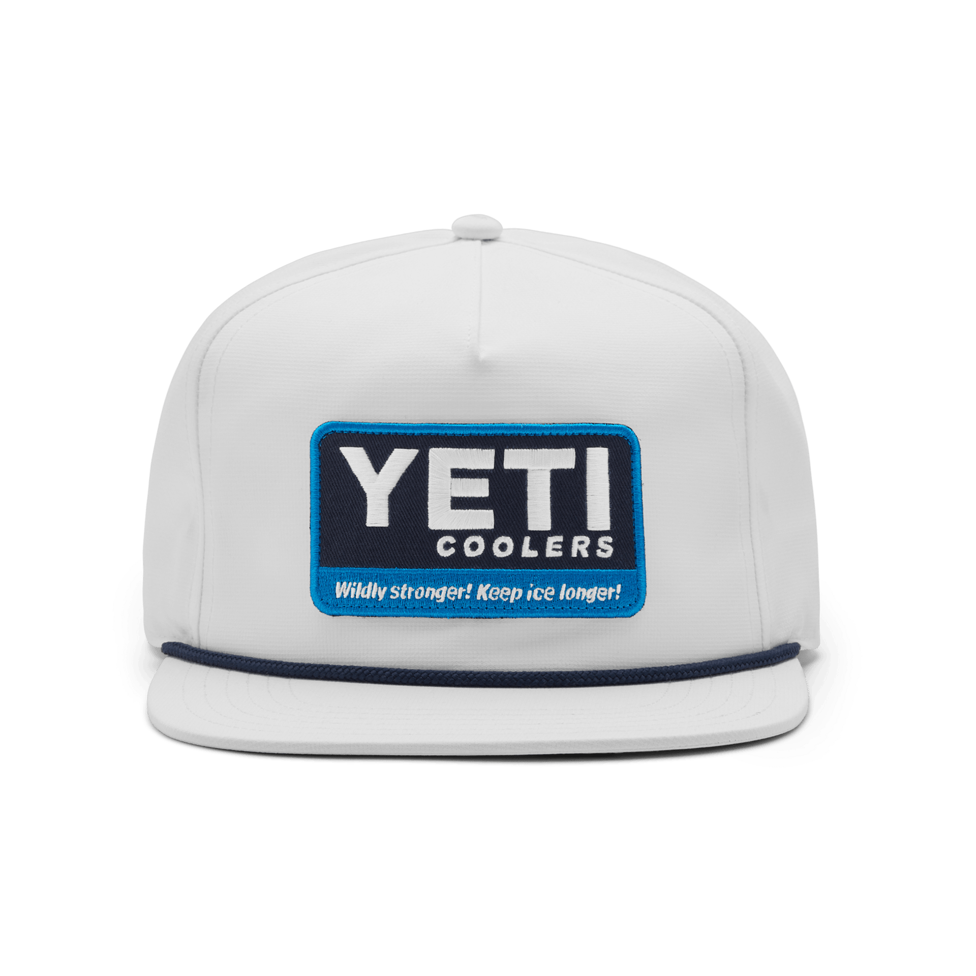 Wildly Stronger Badge Flat Brim Rope Hat - Preferred Pick CB