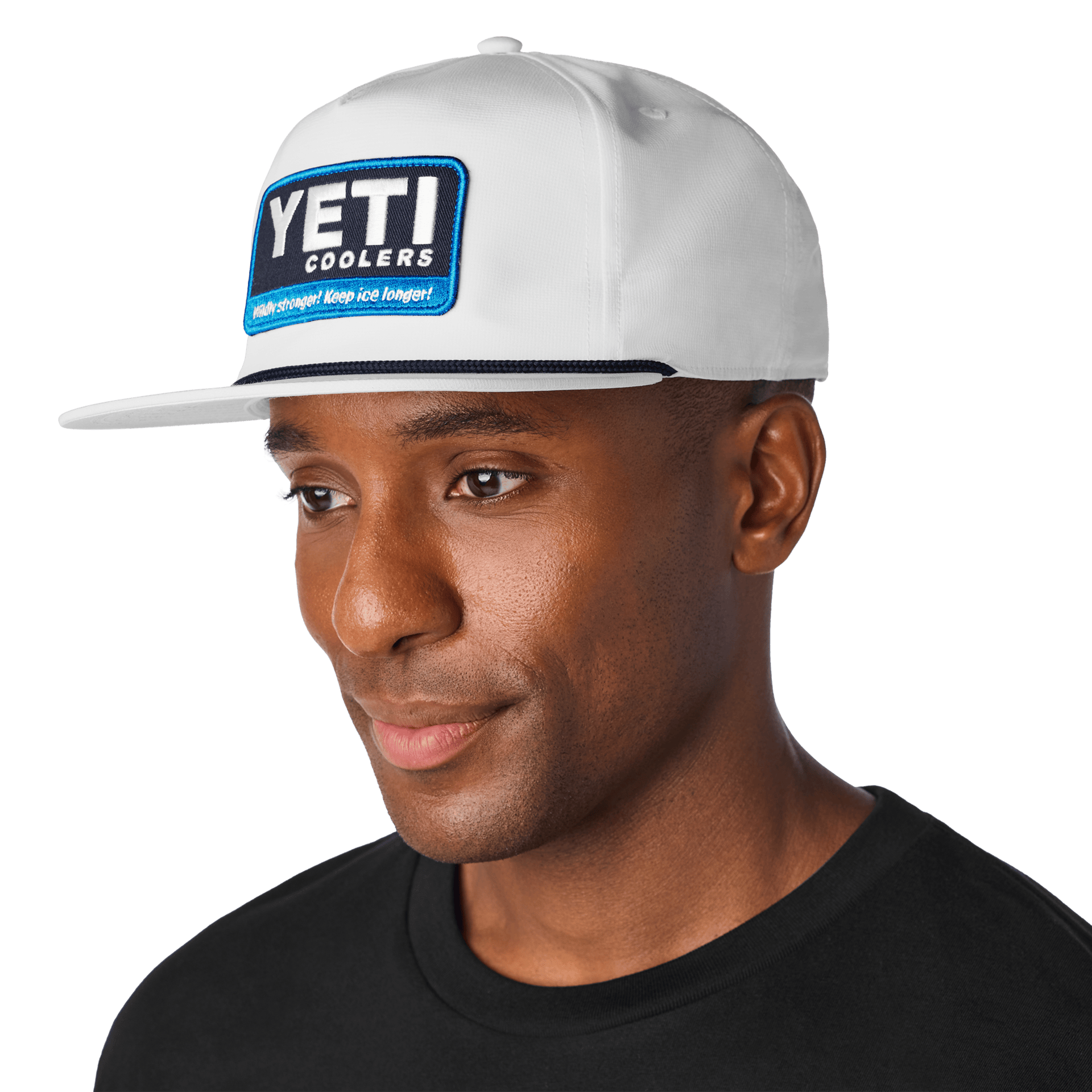 Wildly Stronger Badge Flat Brim Rope Hat - Preferred Pick CB