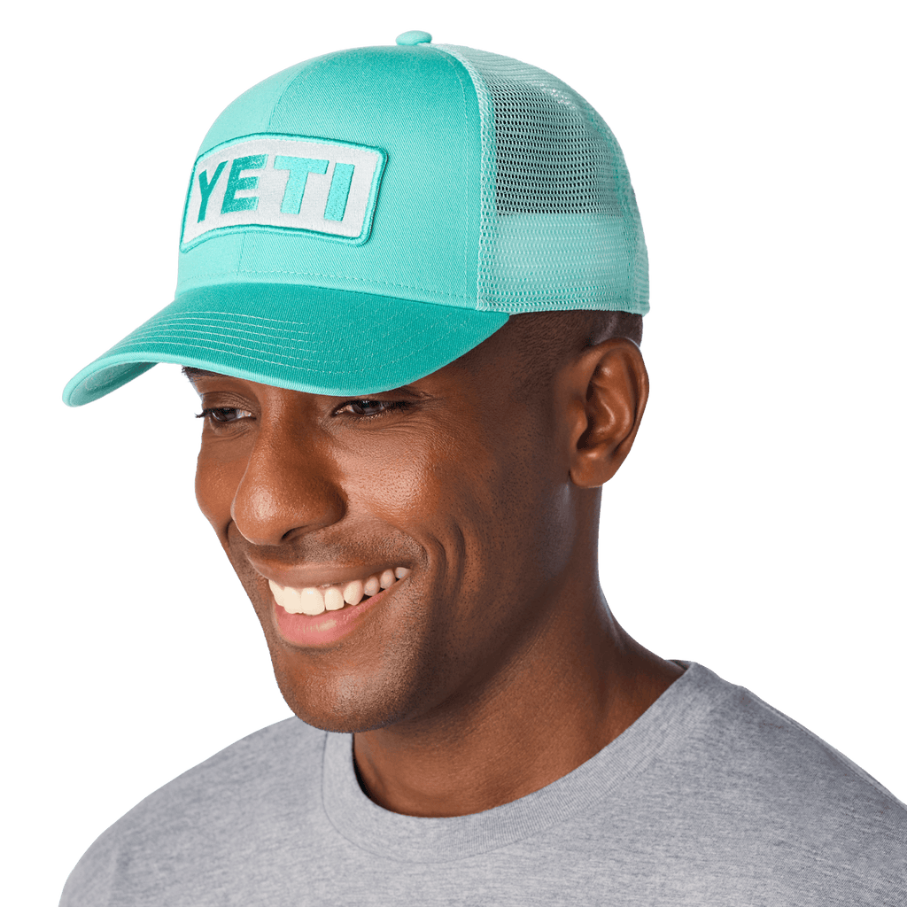 YETI Logo Badge Mid Pro Trucker Hat - Preferred Pickzr