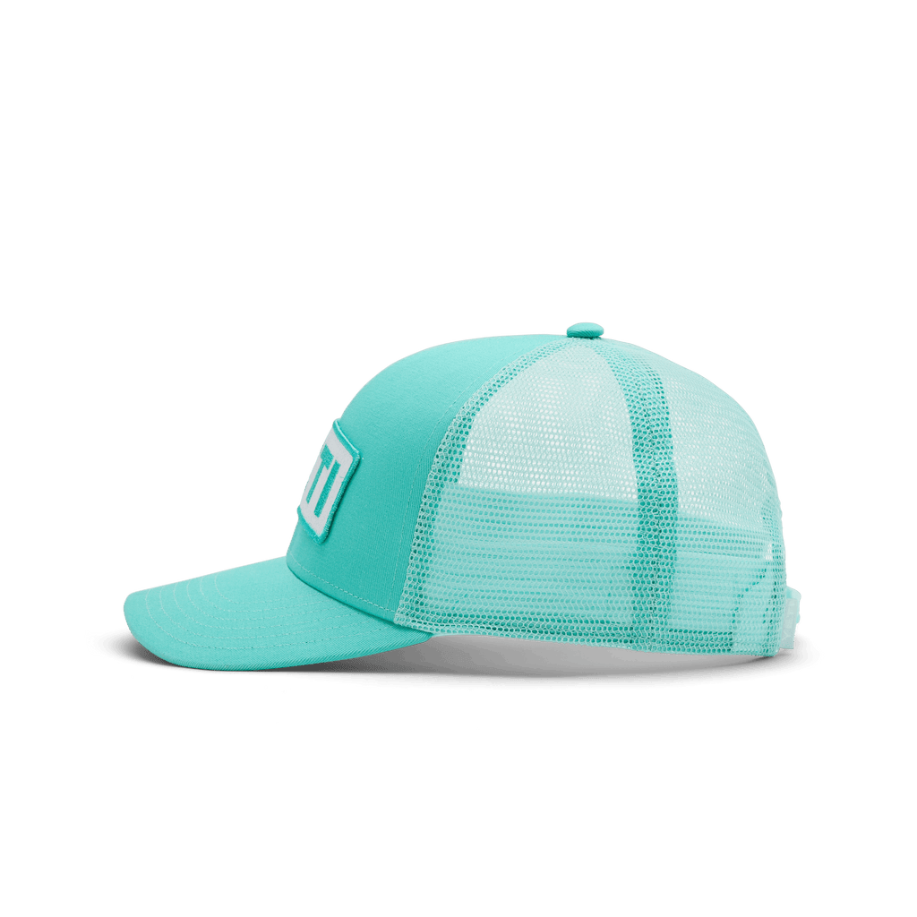 YETI Logo Badge Mid Pro Trucker Hat - Preferred Pickzr