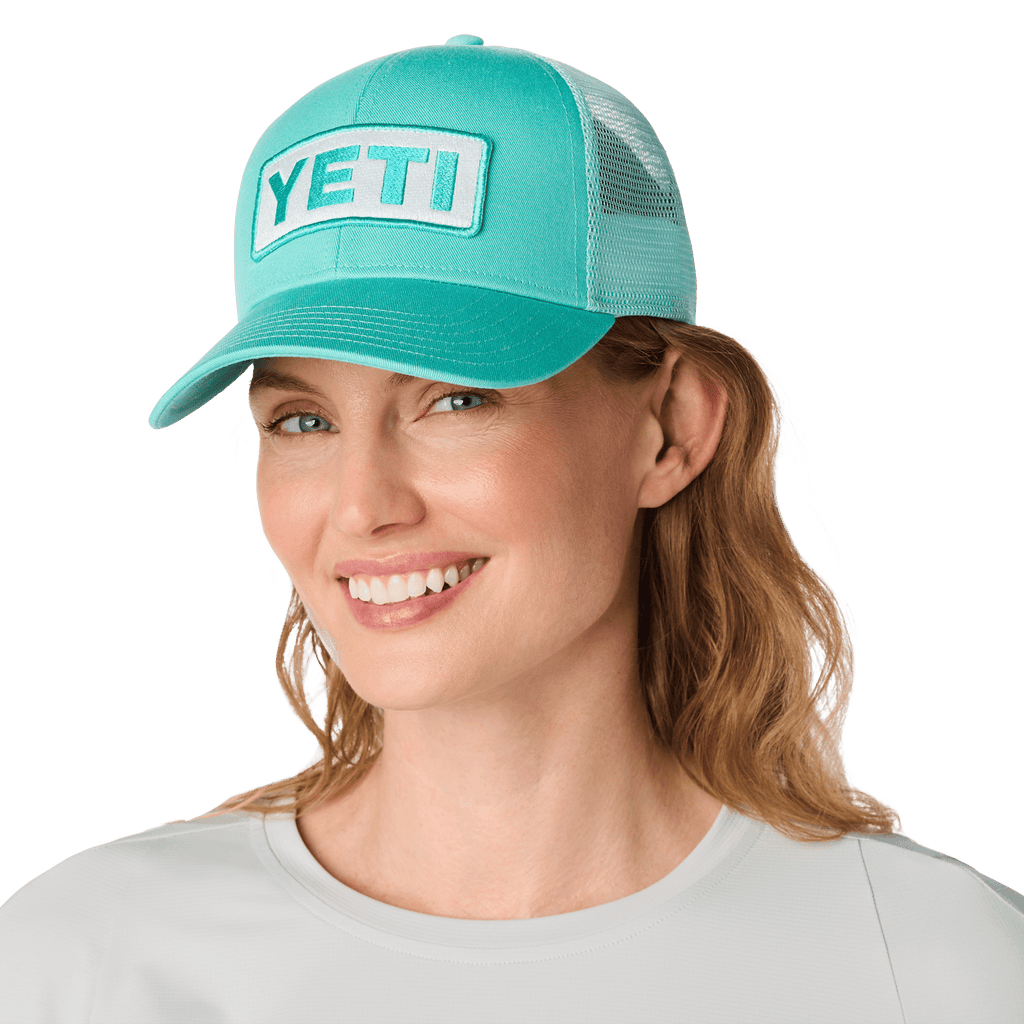 YETI Logo Badge Mid Pro Trucker Hat - Preferred Pickzr