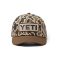 YETI Wetlands Camo Logo Badge Mid Pro Flat Brim Hat - Preferred Pick Rg