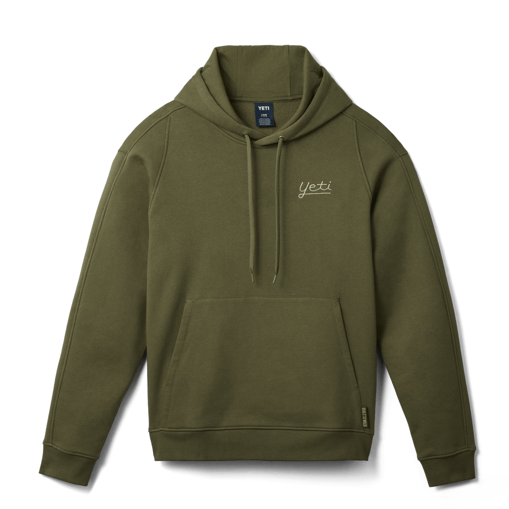 YETI Script Built for the Wild Fleece Hoodie - Preferred Pick2a