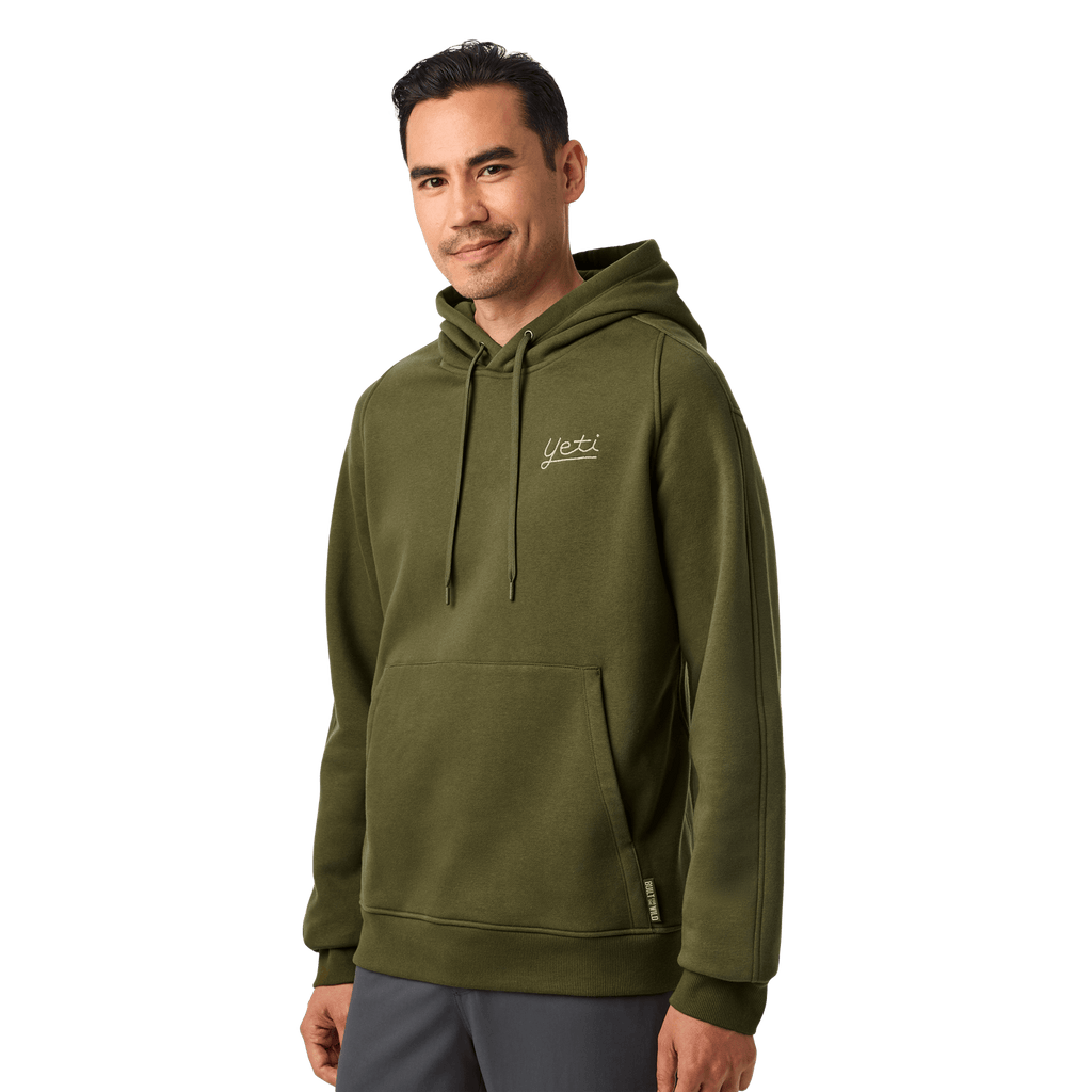 YETI Script Built for the Wild Fleece Hoodie - Preferred Pick2a