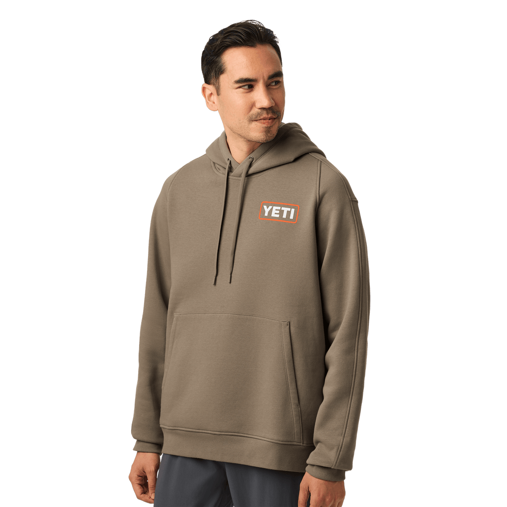 YETI Wetlands Logo Badge Fleece Hoodie - Preferred Pick8p