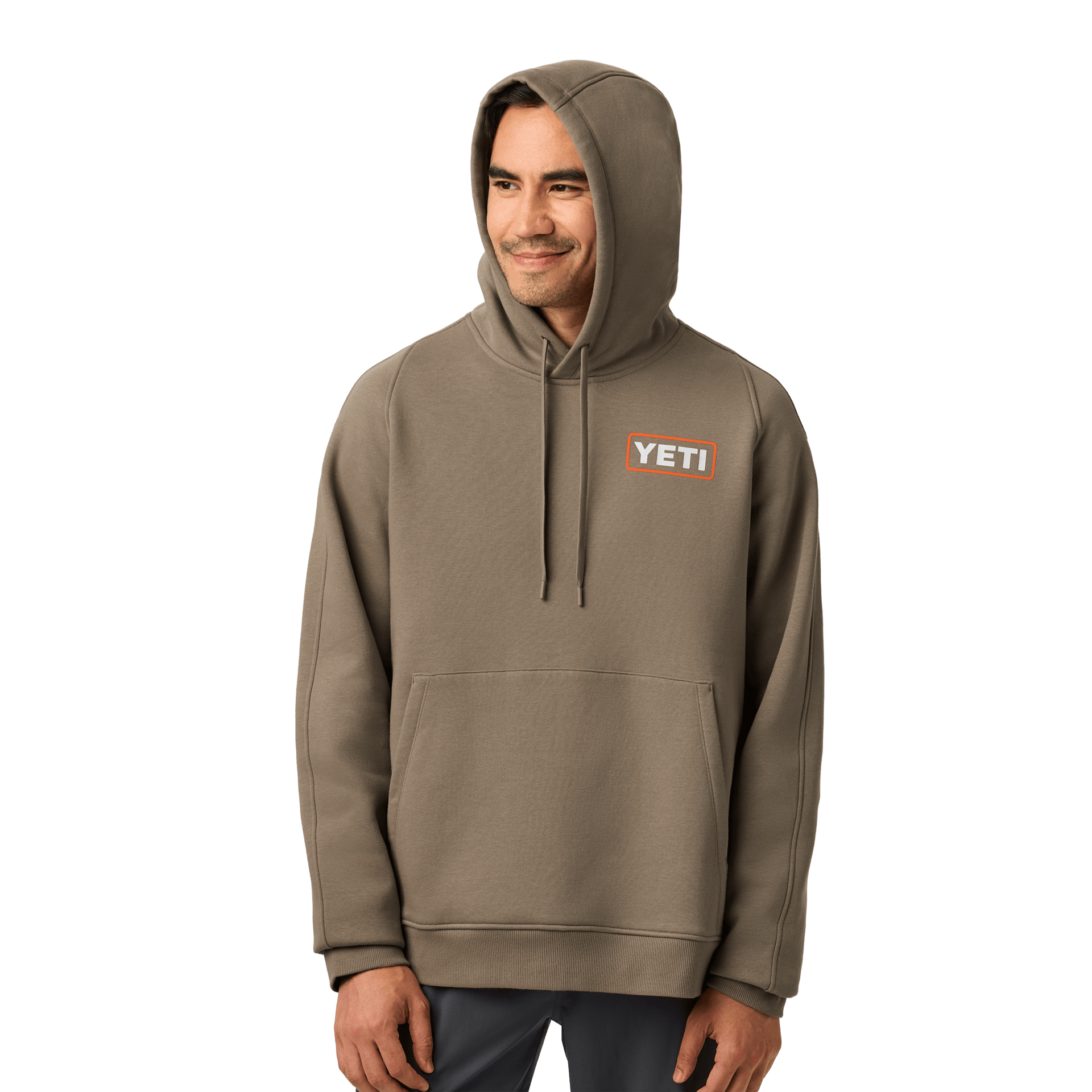 YETI Wetlands Logo Badge Fleece Hoodie - Preferred Pick8p