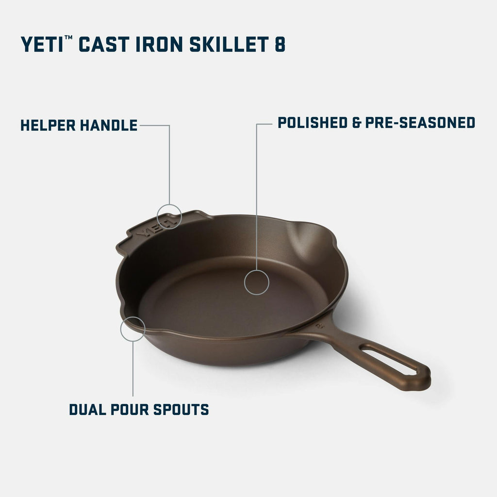 YETI Cast Iron Skillet 8 - Preferred Pick 0c