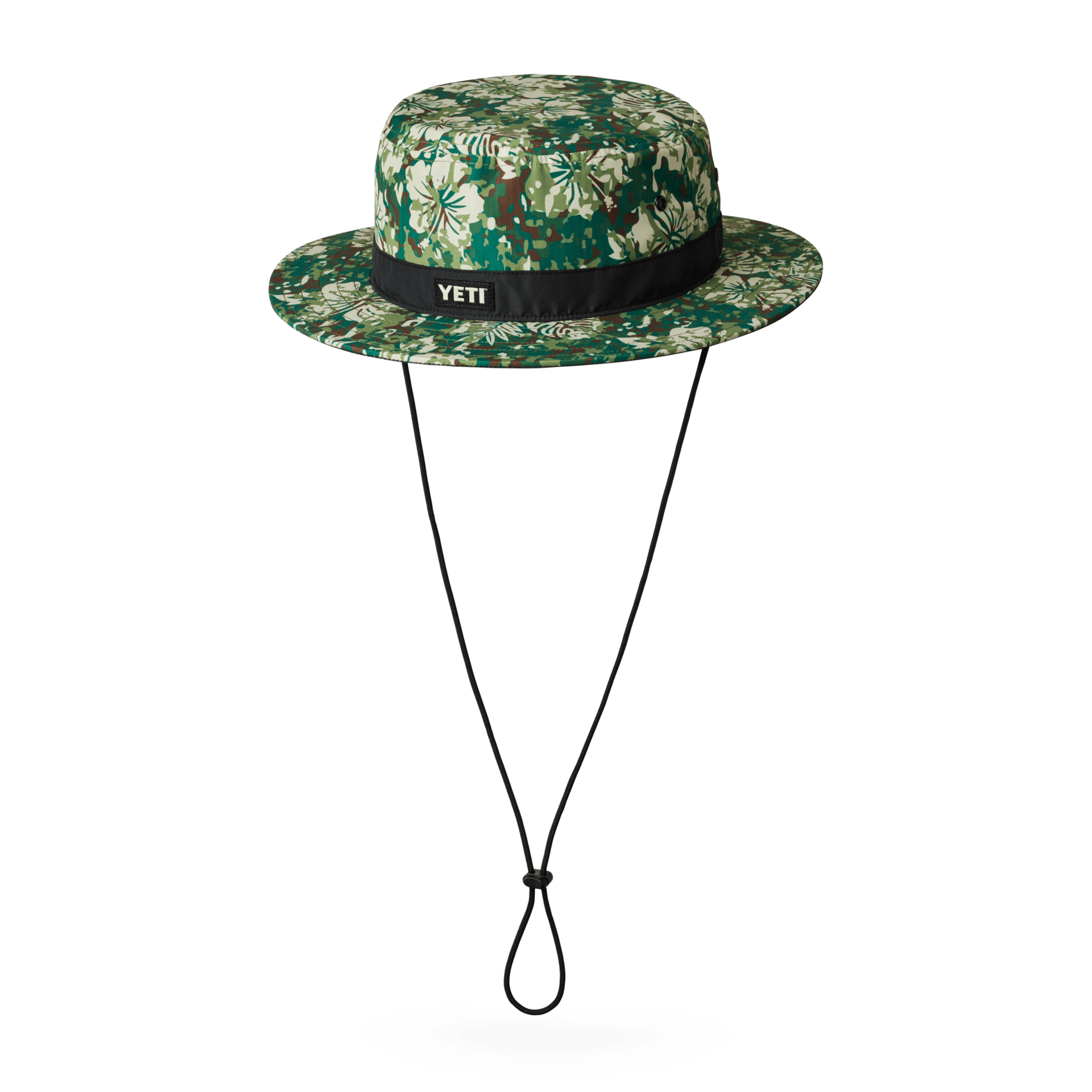 Hibiscus Print YETI Logo Boonie Hat - Preferred Pickyb