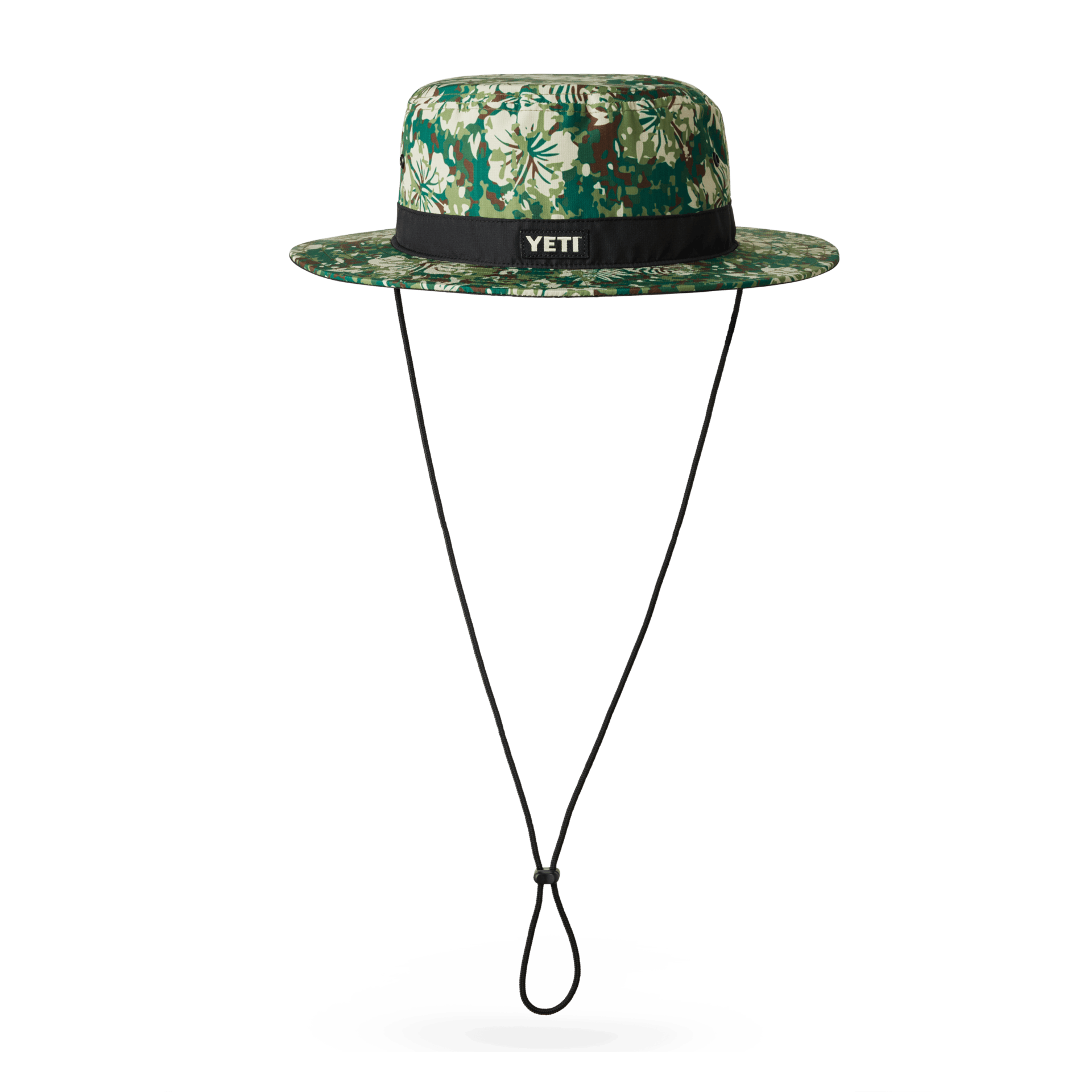 Hibiscus Print YETI Logo Boonie Hat - Preferred Pickyb