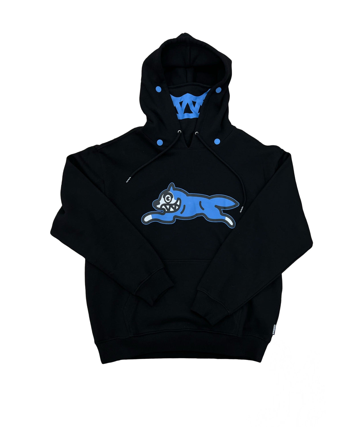 Ice Cream Overlap Hoodie Black