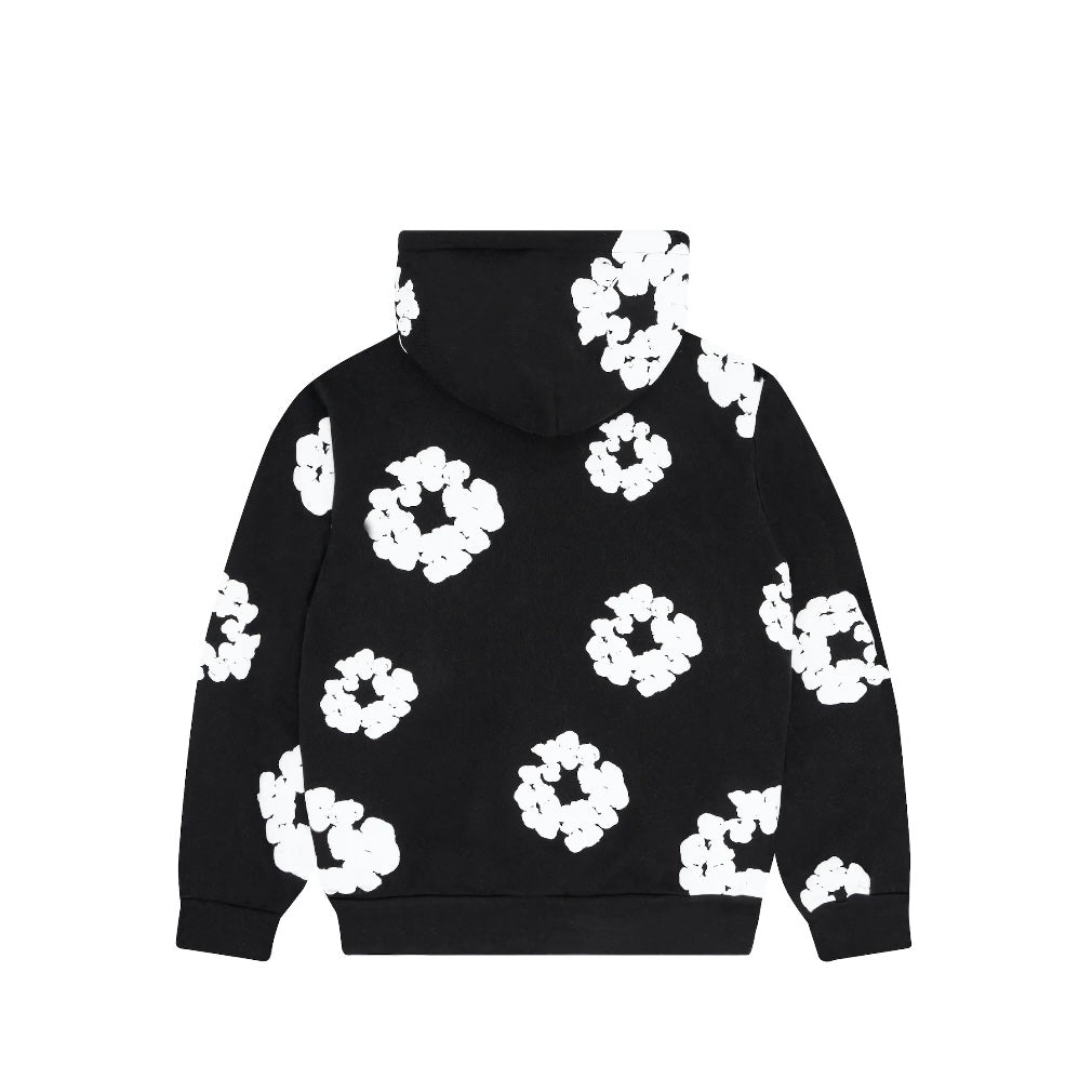 Denim Tears Cotton Wreath Hoodie Black