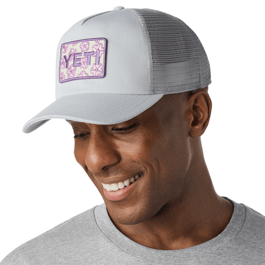 YETI Badge Cherry Blossom Trucker Hat - Preferred Pick Tt