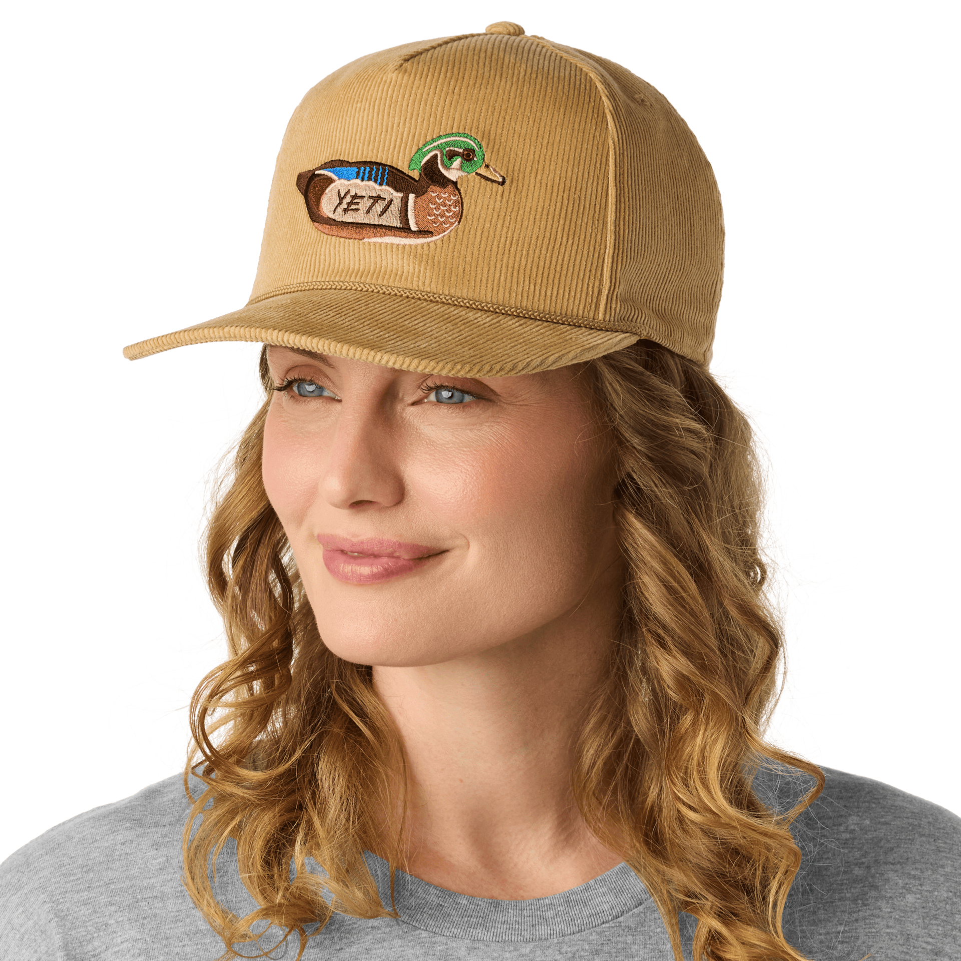 YETI Duck Corduroy Flat Brim Rope Hat - Preferred Picksx