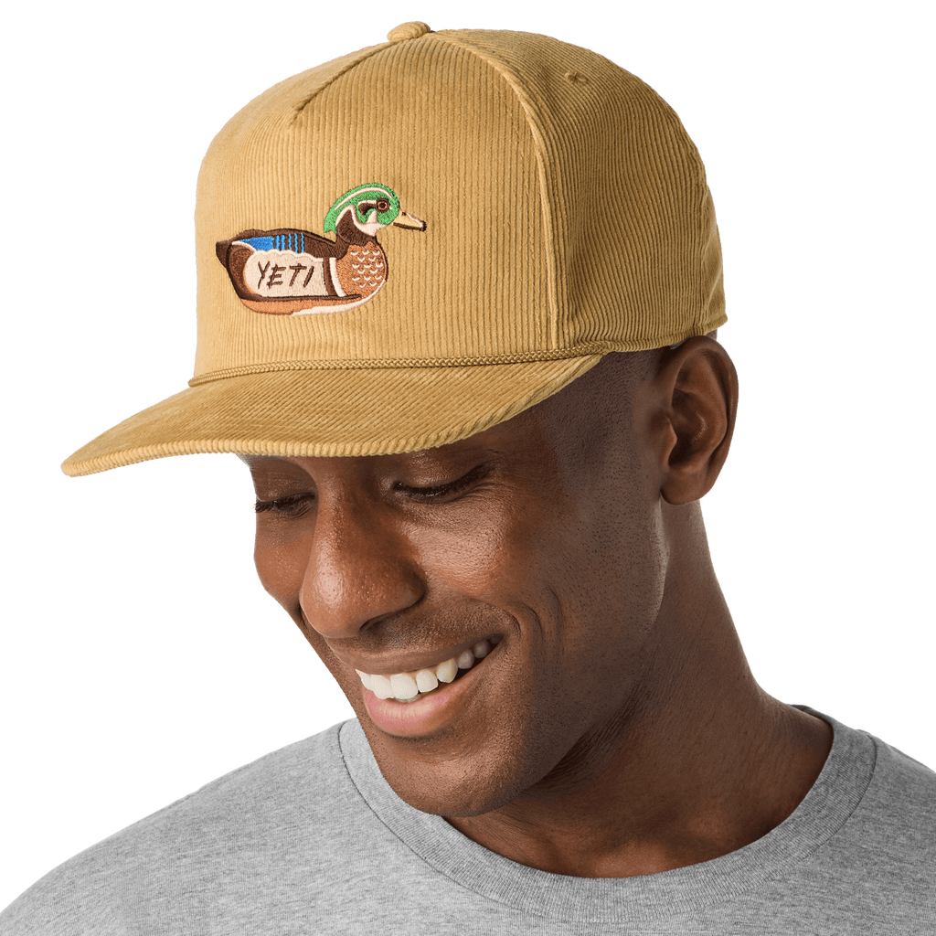 YETI Duck Corduroy Flat Brim Rope Hat - Preferred Picksx