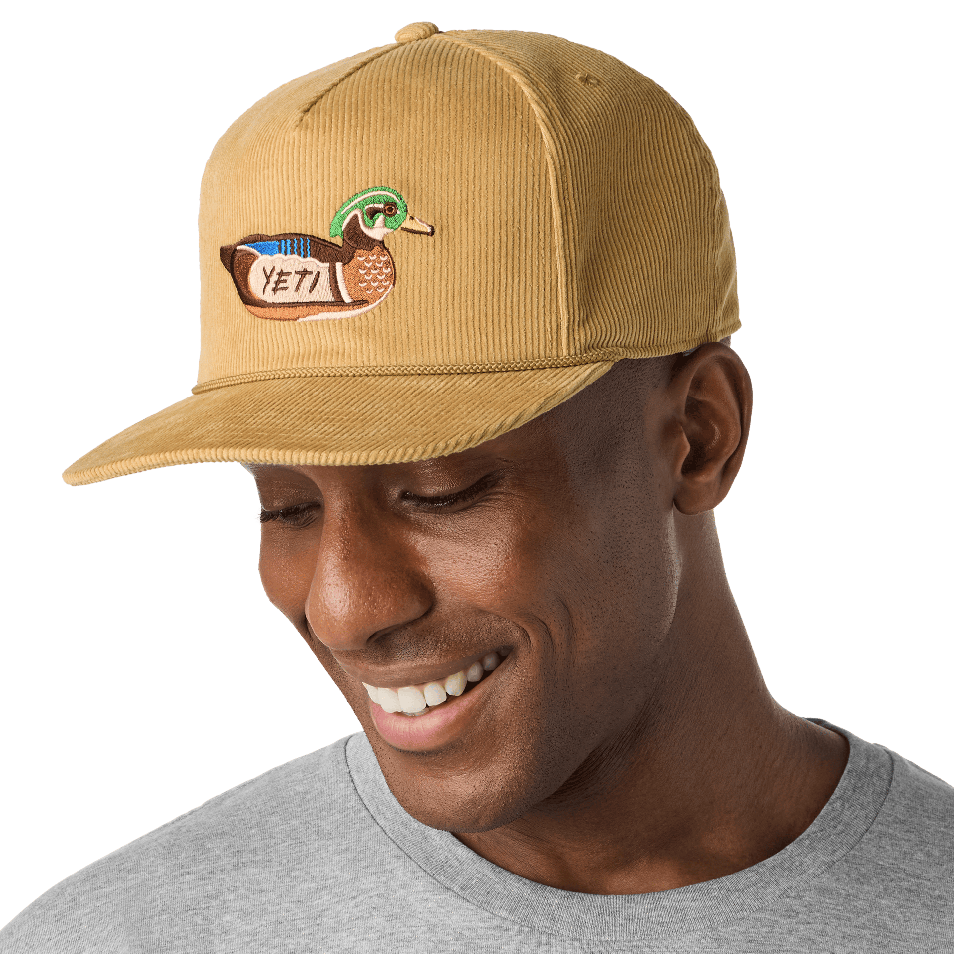 YETI Duck Corduroy Flat Brim Rope Hat - Preferred Picksx