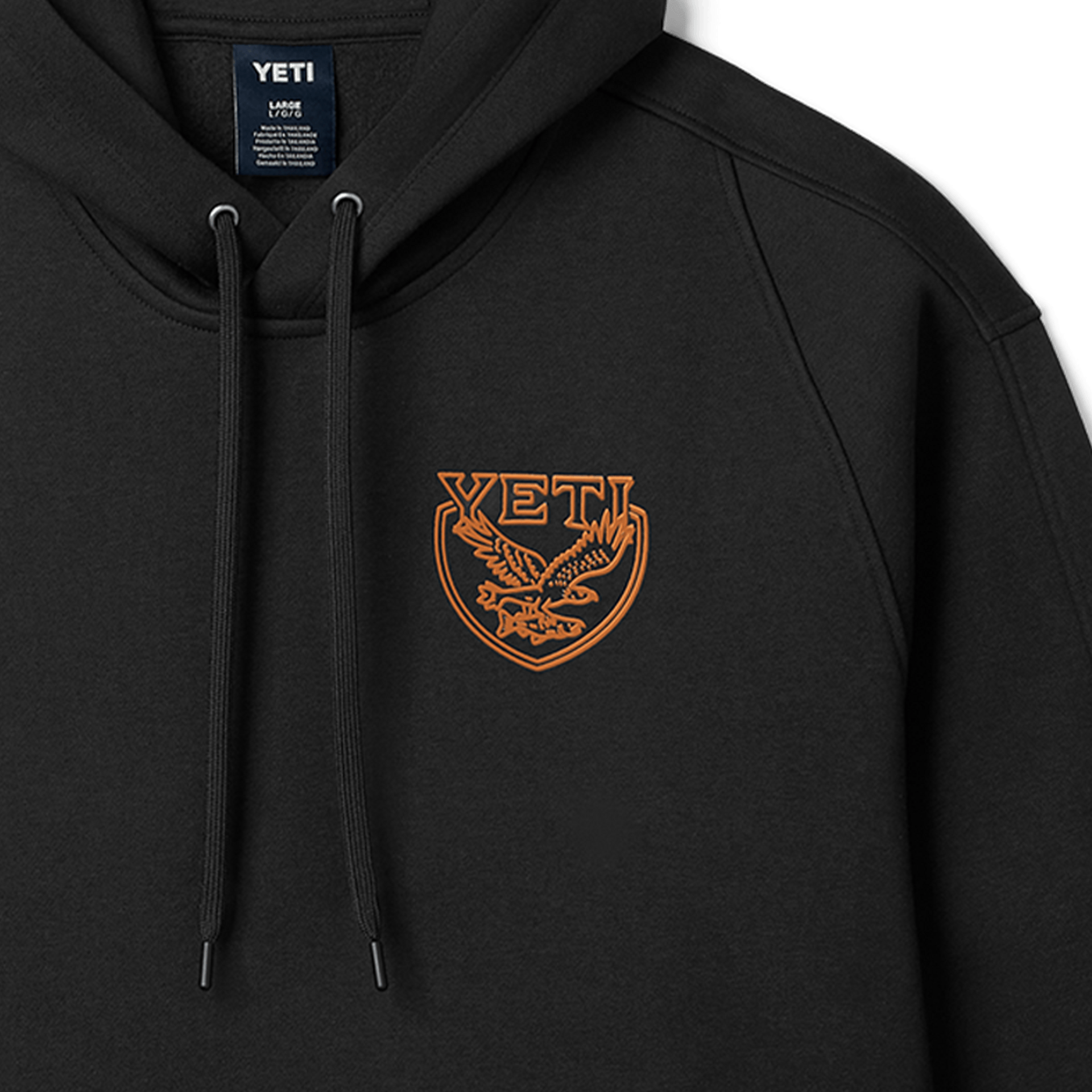 YETI Eagle Badge Fleece Hoodie - Preferred Pick3t