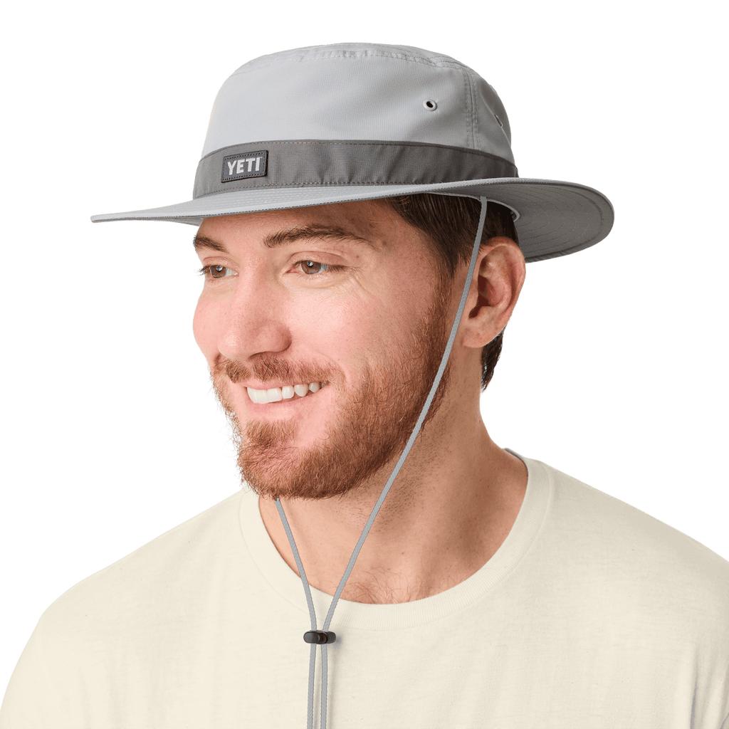 YETI Logo Solid Gray Boonie Hat - Preferred Pick0u